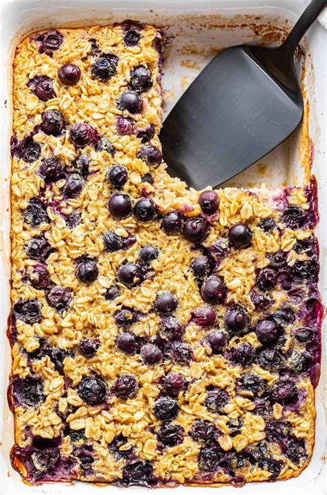 Lemon Blueberry Baked Oatmeal - Recipe Runner