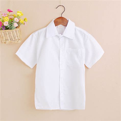 Little Girls' Button Down Shirts Boys Formal Outfit Boys White Dress ...