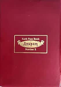 Anupam Solid Bank Pass Book Number 5 Five 192 Pages : Amazon.in: Office ...