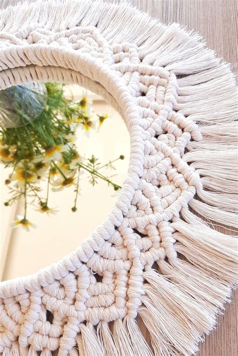 Image result for Boho Macrame Mirror Tutorial