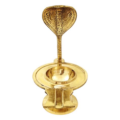 Brass Yoni Base & Nag set without Lingam