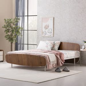 FURLENCO Blanca Brand New Engineered Wood Queen Bed Price in India ...