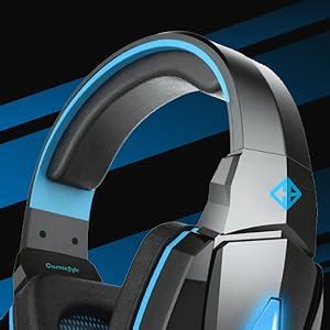 Cosmic Byte Over the Ear Wired Headsets with Mic & LED - G4000 Edition ...