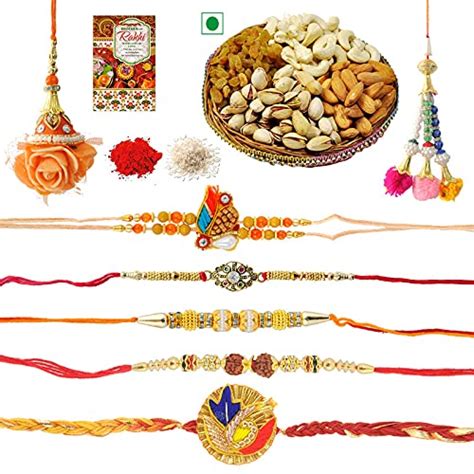Radlax Rakhi Premium Dry Fruits Combo 4(California Almonds, Raisins ...