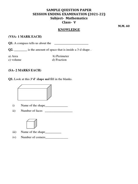 Image result for Math Question Paper