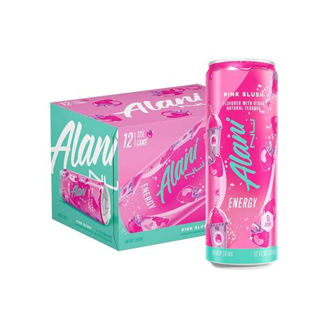 Alani Nu Energy Drink, Pink Slush, 12 fl oz, 12 Pack, 200mg Caffeine ...