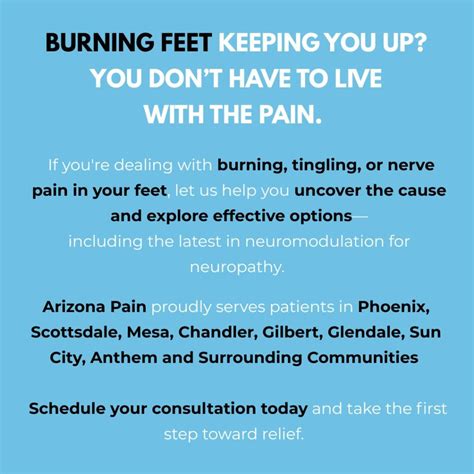 Burning Feet At Night? Here's What Your Body's Trying To Tell You | Arizona Pain