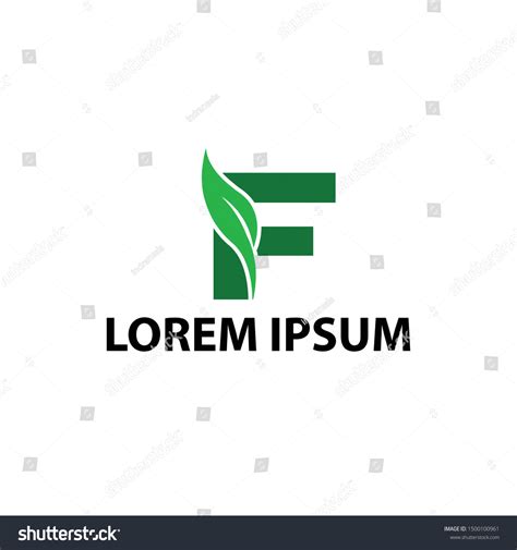 F Logo Inspiration Leaf Vector Illustration Stock Vector (Royalty Free) 1500100961 | Shutterstock