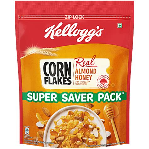 Buy Kelloggs Corn Flakes Almond 1 Kg Online At Best Price of Rs 392.28 ...