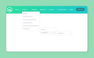 Image result for Bootstrap Header Navbar Design