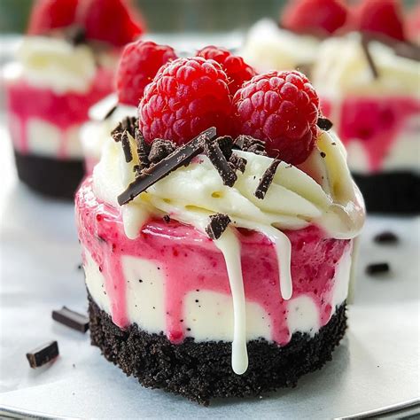 Image result for Raspberry Cheesecake with Oreo Crust