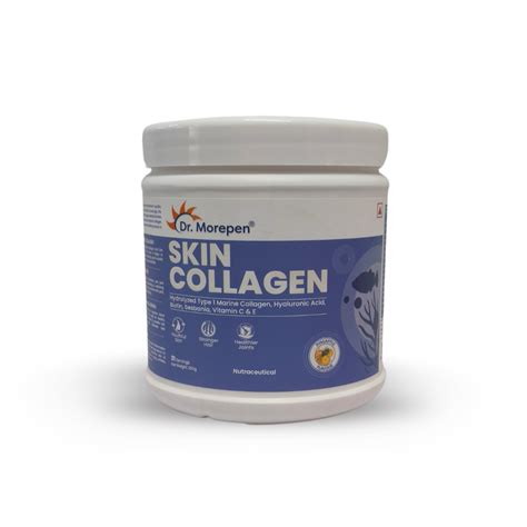 Dr. Morepen Skin Collagen – 250g | Marine Collagen with Biotin, Hyalur ...