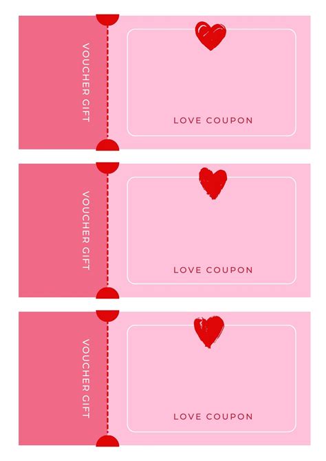 55+ Free Printable Valentine Coupon Ideas For Couples! • Sandjest Gifts