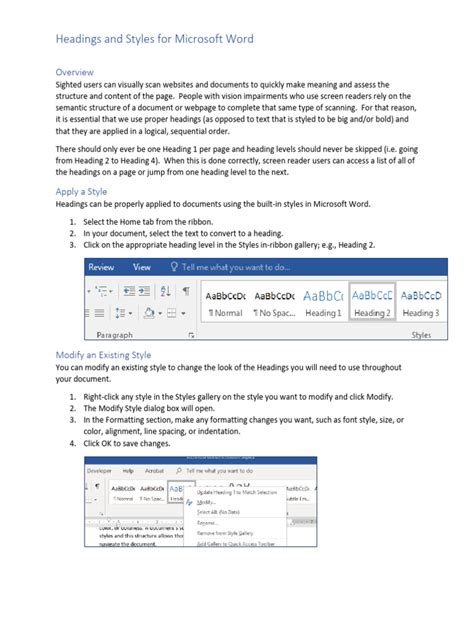 Image result for Create Header Using Banded Style in Word