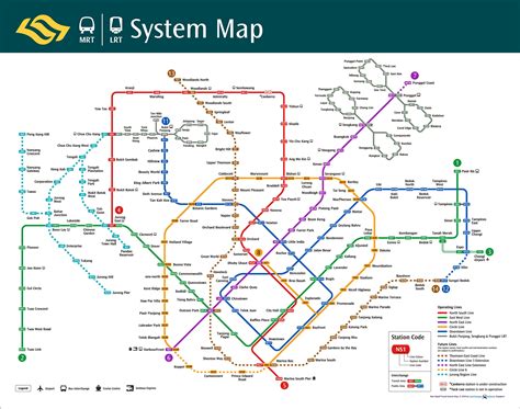 Singapore MRT Map | Land Transport Guru