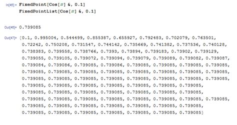 Fixed Point Method Open Intervale 的图像结果