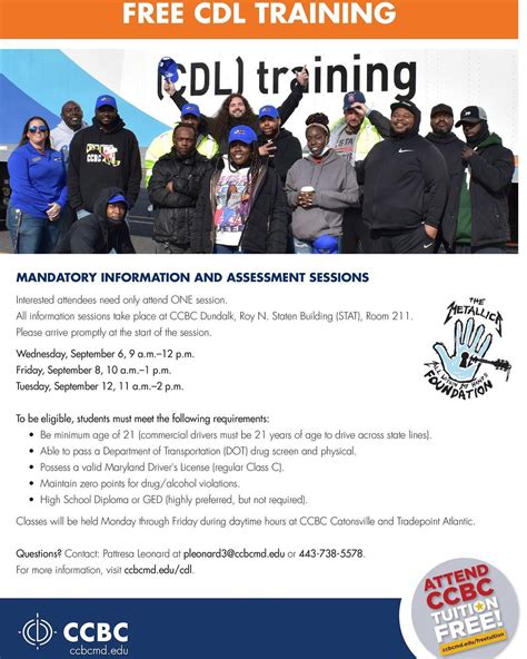 Baltimore Jobs & Resources | CCBC is offering free CDL training this ...