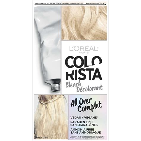L’Oréal Paris Colorista All Over Bleach Hair Color Kit with Anti-Brass ...