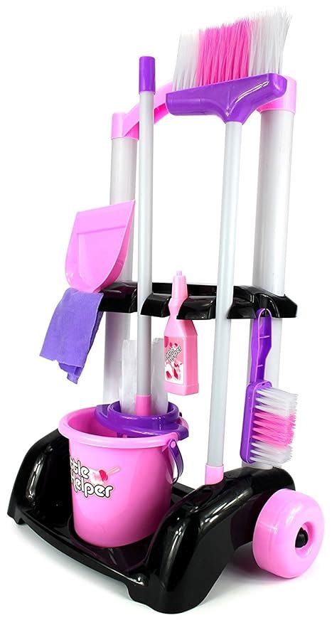 Buy Toyshine Little Helper Cleaning Trolley Cart '32' with Many ...