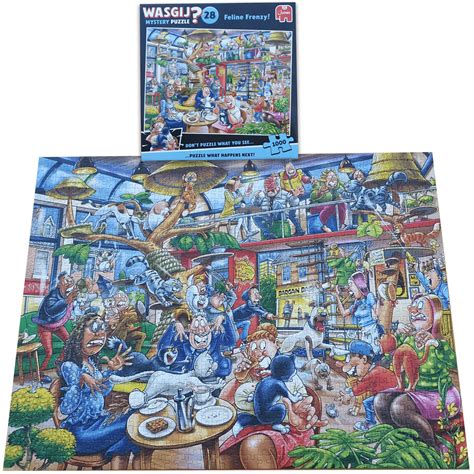 wasgij mystery 28 solution feline frenzy completed - KS Blog