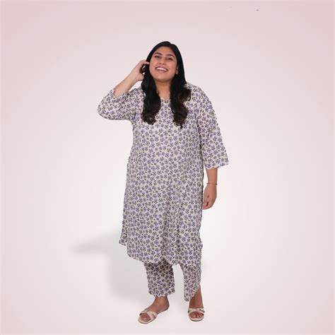 Lavender Flowers Co-ord Set – Rozire