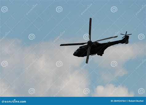 Swiss Military Super Puma Helicopter in Speck-Fehraltorf in Switzerland ...