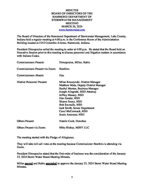 Stormwater Management 2024 | Hammond Sanitary District