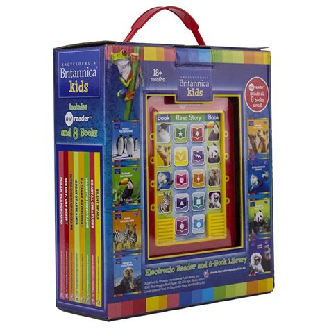 Encyclopaedia Britannica Kids Electronic Reader And 8-Book Library — Toycra