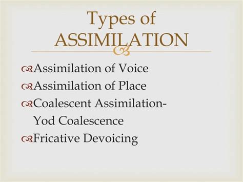 Image result for Types of Assimilation