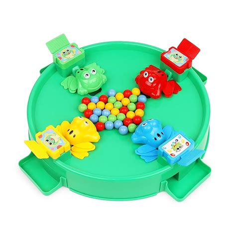 Buy Toyzone Frog Eat Beans Game-4 Players-61038 | Hungry Frog Game for ...