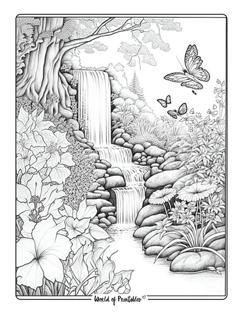 Scenic Printable Coloring Pages [2025]