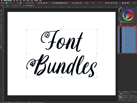 Affinity Designer Text Krummen 的图像结果
