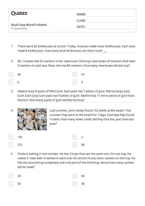 Image result for How to Solve Multi-Step Word Problems 3rd Grade