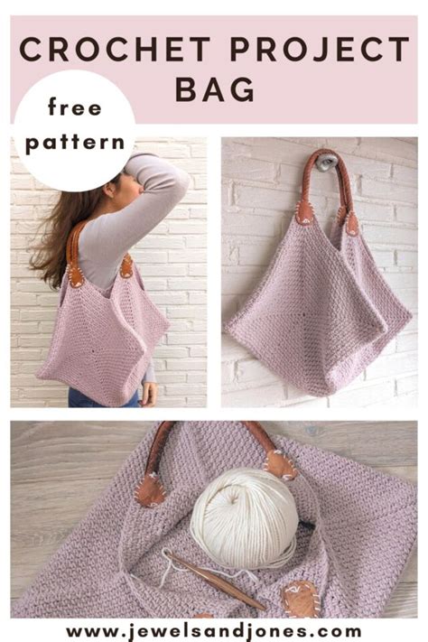 Crochet Project Bag Pattern 的图像结果