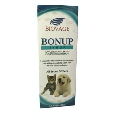 Biovage Bonup Bone &Muscle Supplement Syrup for Dogs & Cats – Snoopy Tail