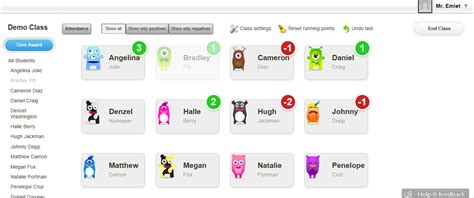 Image result for ClassDojo Class Example
