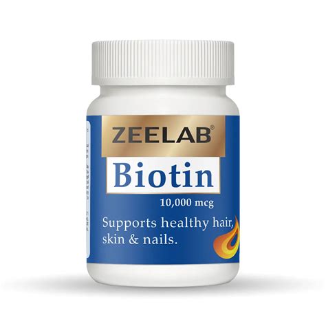 Biotin for Hair Growth: Benefits, Dosage & Best Supplements in India | Zeelab Pharmacy