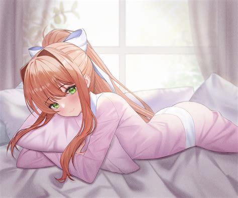 Monika (Doki Doki Literature Club!) Image by Pixiv Id 76324151 #4041681 ...
