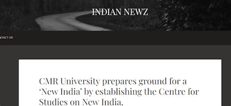 In The News - CMR University