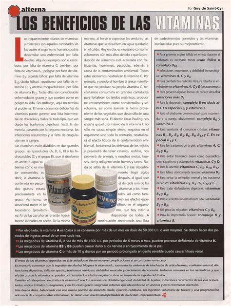 Reflexiones finales sobre las vitaminas y el tiro