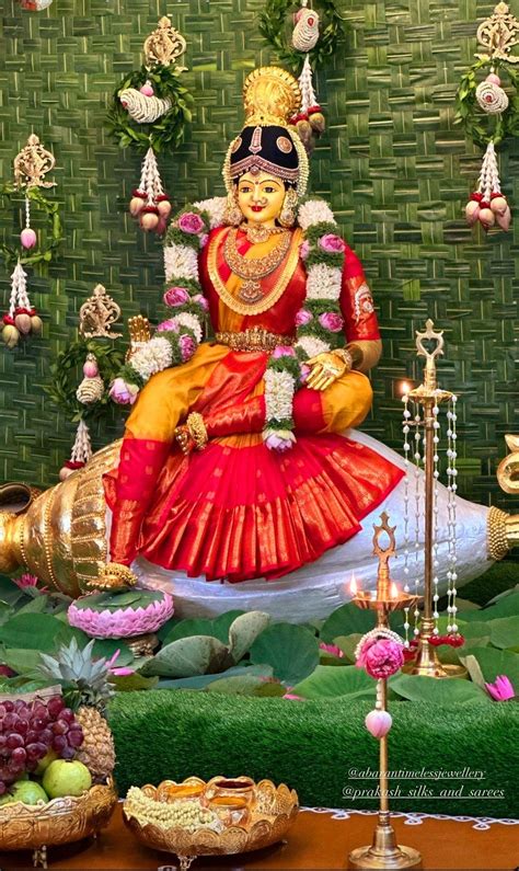Pin by Sagarika madabushi on Varamahalakshmi Vratam in 2025 | Goddess ...