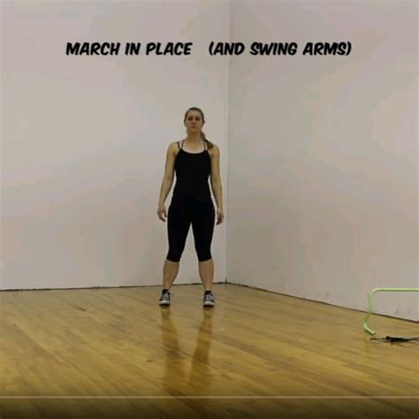 Marching + Swinging arms - Exercise How-to - Workout Trainer by Skimble