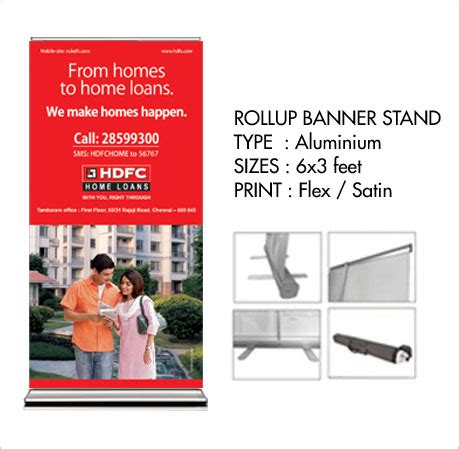 Home Rollup Banner stand (6x3) feet