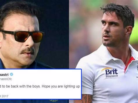Ravi Shastri Responds In A Polite Manner To Kevin Pietersen Questioning ...