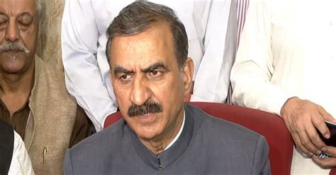 Himachal CM Sukhu requests Centre for special industrial package on ...