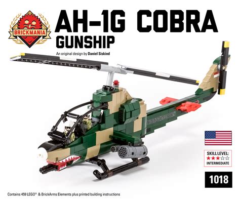 AH-1G Cobra Gunship - Brickmania Toys