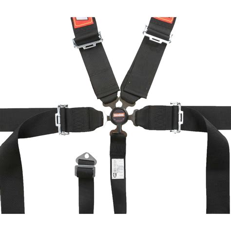 RaceQuip Camlock 5 Point Racing Harness, Pull-Down Lap Belts