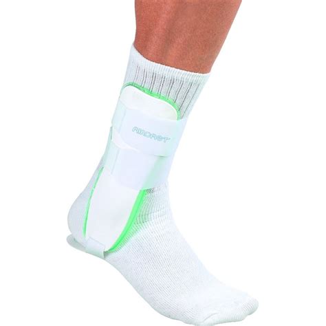 Buy Mueller Aircast Sport Ankle Support Brace - Right Foot - White ...