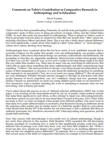 Comparative Research Example 的图像结果