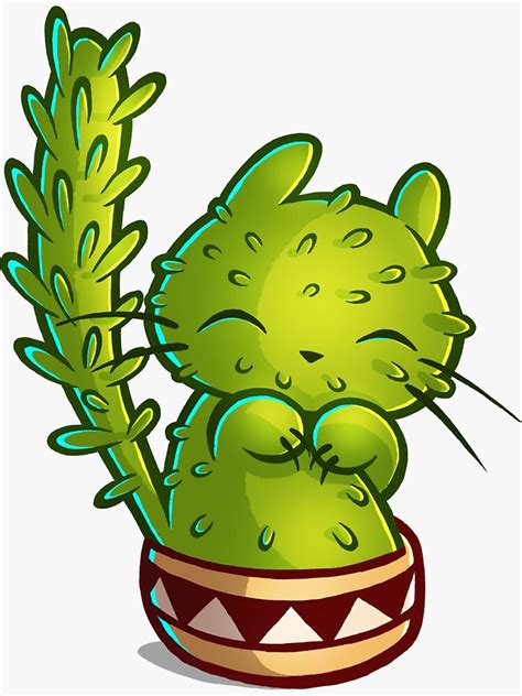 Cat-ti can flower Cute Flower Drawing, Cactus Drawing, Cactus Art ...